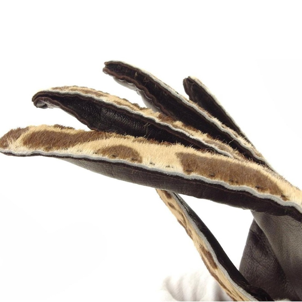 Prada Animal Print Women's Gloves - Picture 7 of 8